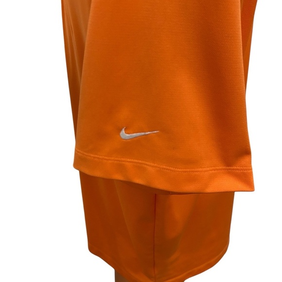 Nike Golf Fit Dry Men’s Short Sleeve Polo Shirt Sz XL  Orange Embroidered Swoosh - Picture 6 of 11